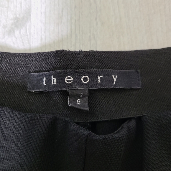 Theory Size 6 Redell Scroll Cotton Twill Skinny Pants - Picture 4 of 7